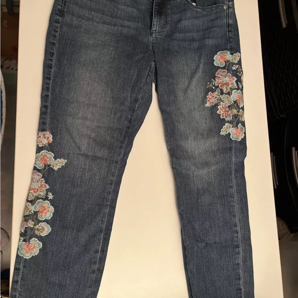 J. Jill Jeans embroidered